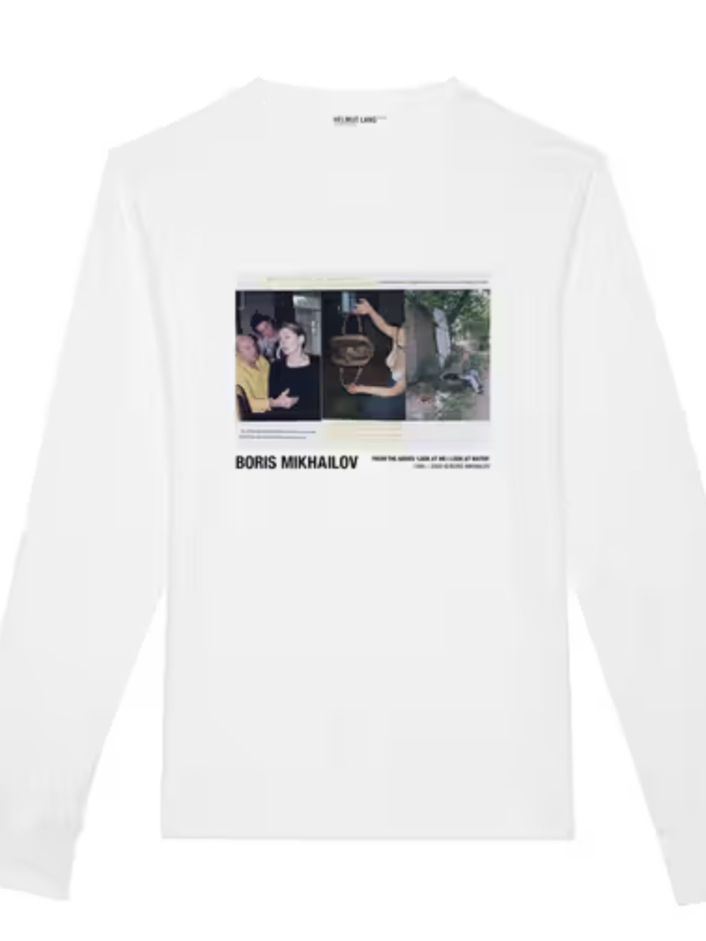 HELMUT LANG Limited-Edition Boris Mikhailov Long Sleeve Shirt Sz M NEW RARE!!